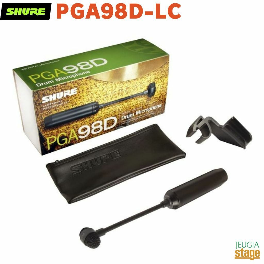 SHUREPGA98D-LCカーディオイド･コンデンサー･ドラム用マイクロホン