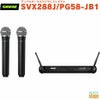 SHURESVX288J/PG58-JB1デュアルボーカルワイヤレスシステム