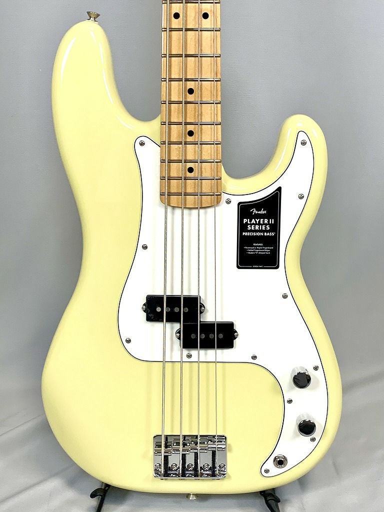 FenderPlayerIIPrecisionBass®HialeahYellowMapleFingerboardフェンダープレシジョンベースプレイヤー2ハイアリアイエロー【StageBass】エレキベース黄