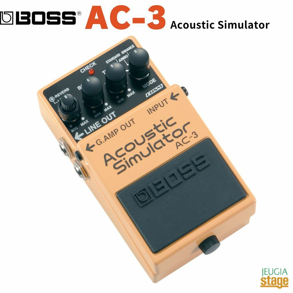 BOSS Acoustic Singer VE-8ボス アコースティック プリアンプ【Stage