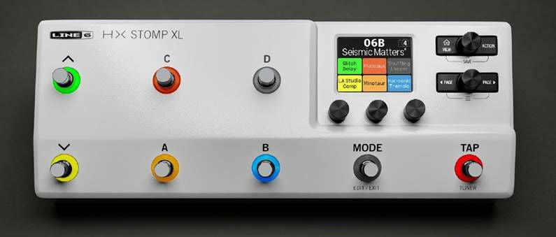 Line6 HX Stomp XL Limited Edition Whiteライン6 アンプ/エフェクト・プロセッサー マルチエフェクター 限定モデル 限定カラー ホワイト 白
