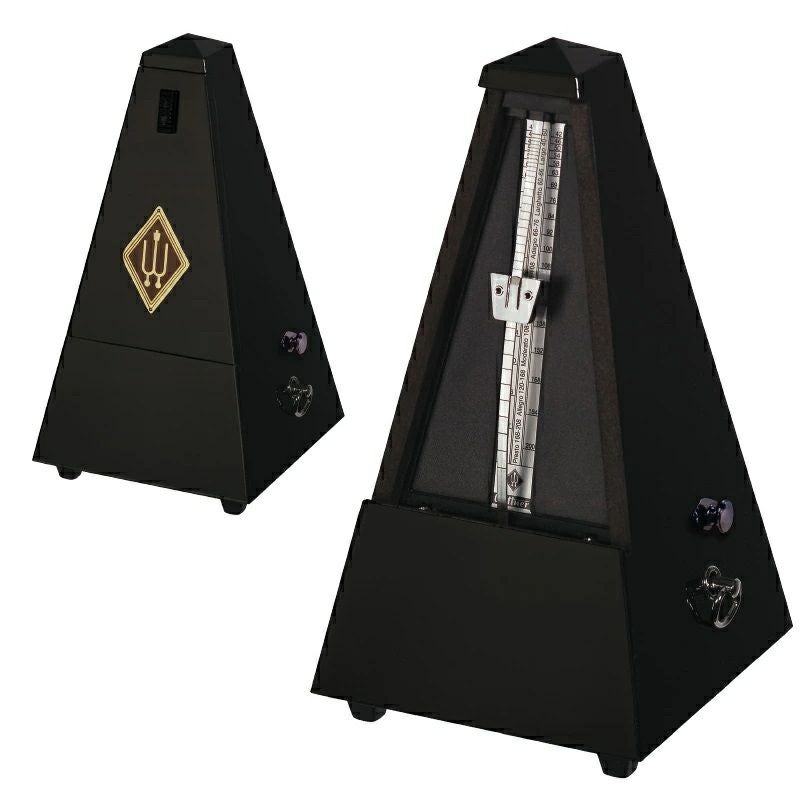 WITTNERブラック光沢仕上げ806ベル無しウィットナーSystemMälzelシステムメルツェルメトロノームGenuineWalnut