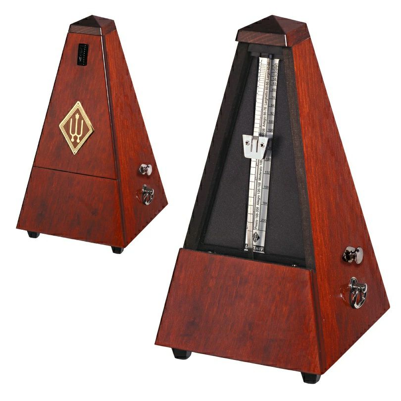 WITTNERマホガニー調光沢仕上げ801ベル無しウィットナーSystemMälzelシステムメルツェルメトロノームMahogany-coloured