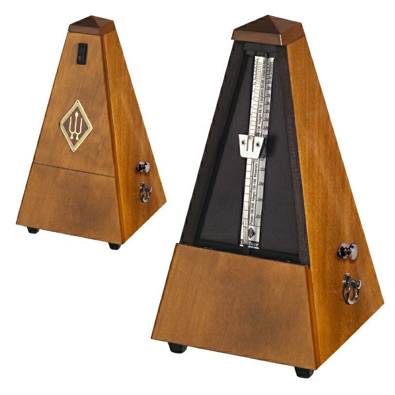 WITTNERウォルナット調光沢仕上げ803ベル無しウィットナーSystemMälzelシステムメルツェルメトロノームWalnut-coloured