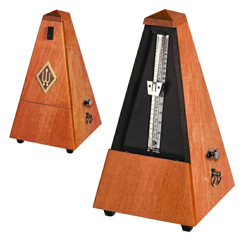 WITTNERチェリー調つや消し仕上げ801MKベル無しウィットナーSystemMälzelシステムメルツェルメトロノームCherryTree-coloured