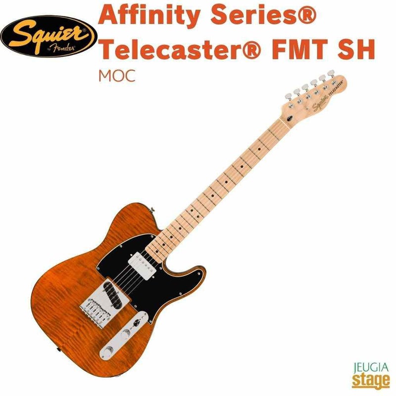 SquierAffinitySeries®Telecaster®FMTSH,MapleFingerboard,BlackPickguard,Mocha