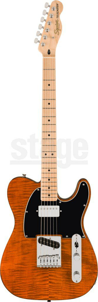 SquierAffinitySeries®Telecaster®FMTSH,MapleFingerboard,BlackPickguard,Mocha