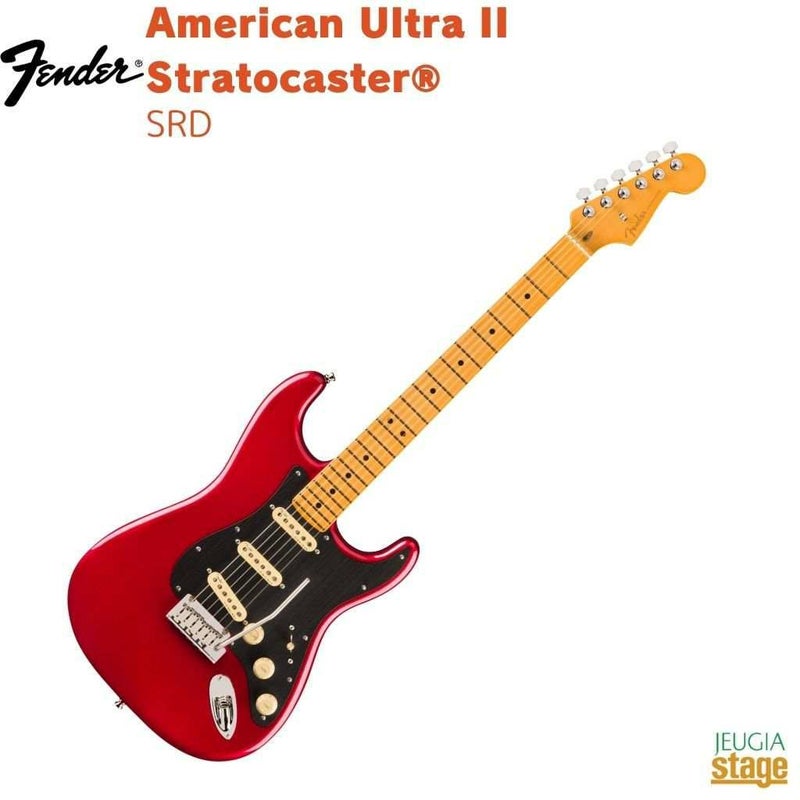 FenderAmericanUltraIIStratocaster#174;,MapleFingerboard,SinisterRed
