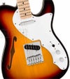 SquireAffinitySeries®Telecaster®Thinline,MapleFingerboard,WhitePickguard,3-ColorSunburst