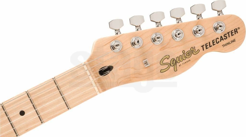 SquireAffinitySeries®Telecaster®Thinline,MapleFingerboard,WhitePickguard,3-ColorSunburst