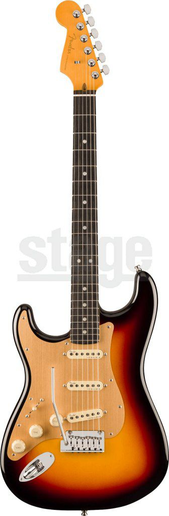 【限定生産】FenderAmericanUltraIIStratocaster®Left-Hand,EbonyFingerboard,Ultraburst【LimitedStock】