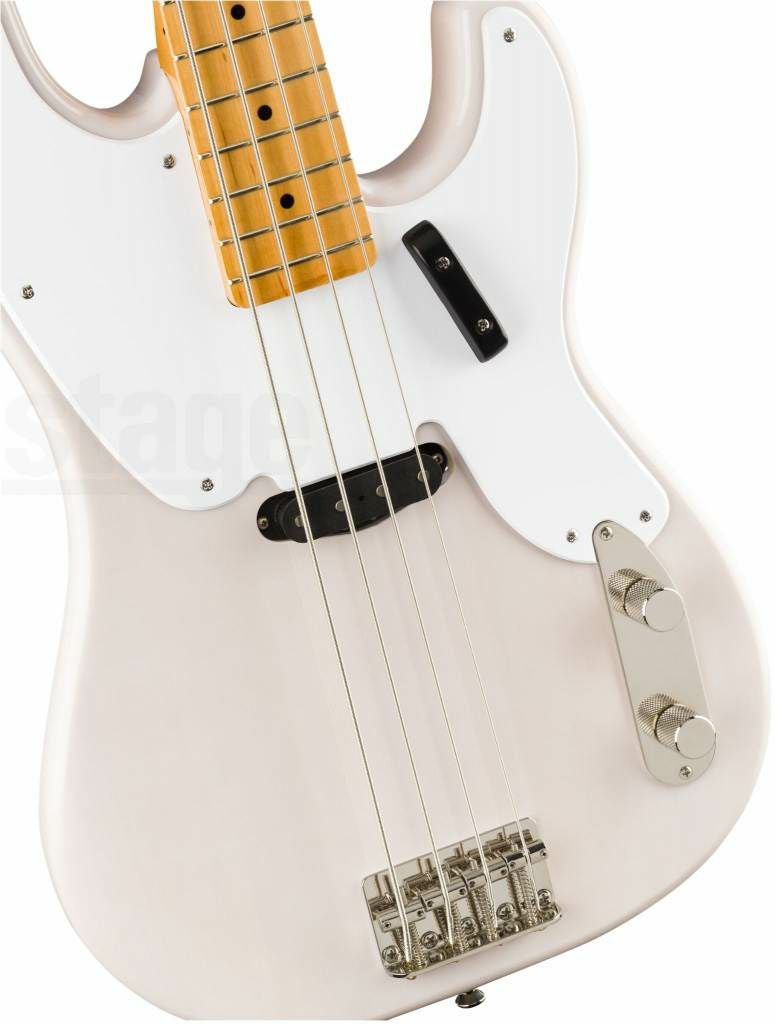 SquierbyFenderClassicVibe'50sPrecisionBass®,MapleFingerboard,WhiteBlonde
