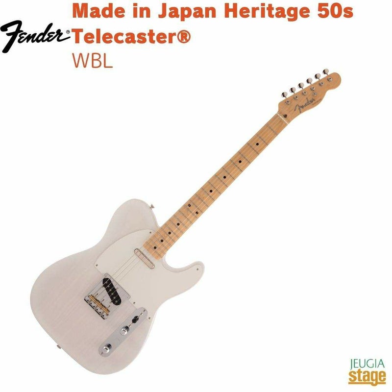 FenderMadeinJapanHeritage50sTelecaster®,MapleFingerboard,WhiteBlonde