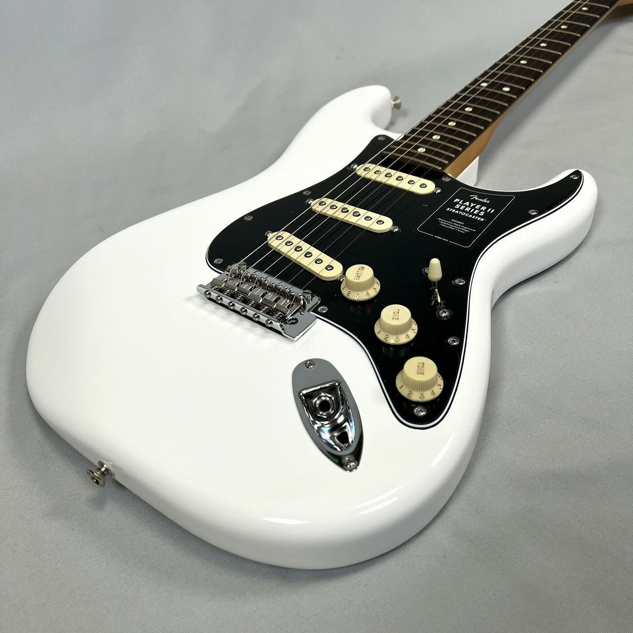 【値下げ交渉OK】フェンダー　fender ホワイト ストラトキャスター エレキ Fender Player II Stratocaster Polar White エレキギター フェンダー
