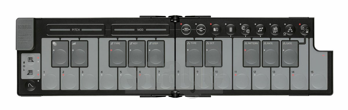 KORG nanoKEY Fold BKNANOKEY-FD BK (Black)
