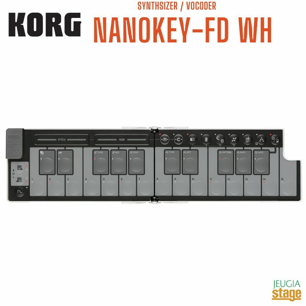 KORG nanoKEY Fold WHNANOKEY-FD WH (White)