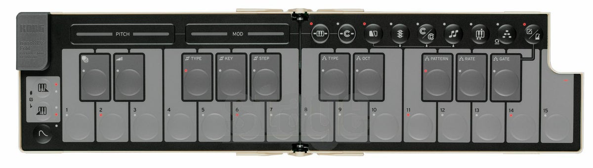 KORG nanoKEY Fold SBNANOKEY-FD SB (Sand Beige)