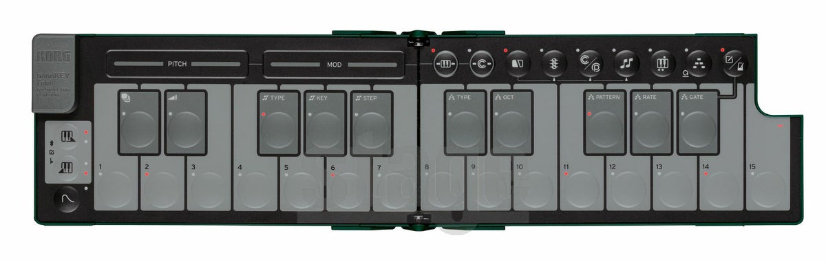 KORG nanoKEY Fold AGNANOKEY-FD AG (Alpine Green)