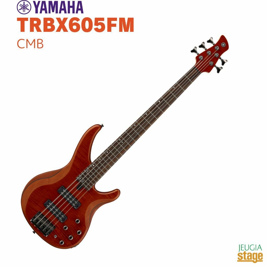 YAMAHA TRBX605FM CMBヤマハ CARAMEL BROWN キャラメルブラウン【Stage Bass】エレキベース エレクトリックベース 茶 TRBX600シリーズ 5弦ベース