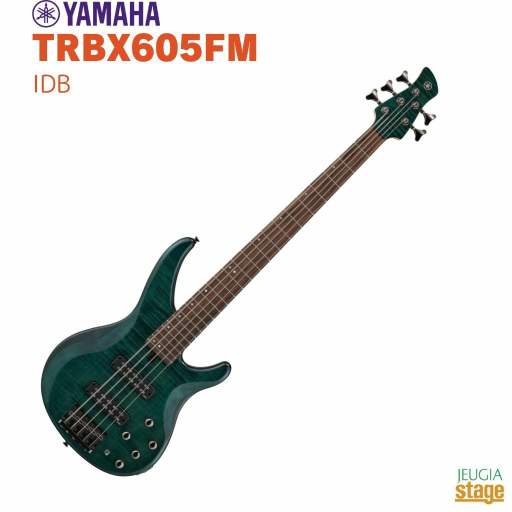 YAMAHA TRBX605FM IDBヤマハ INDIGO BLUE インディゴブルー【Stage Bass】エレキベース エレクトリックベース 青TRBX600シリーズ 5弦ベース