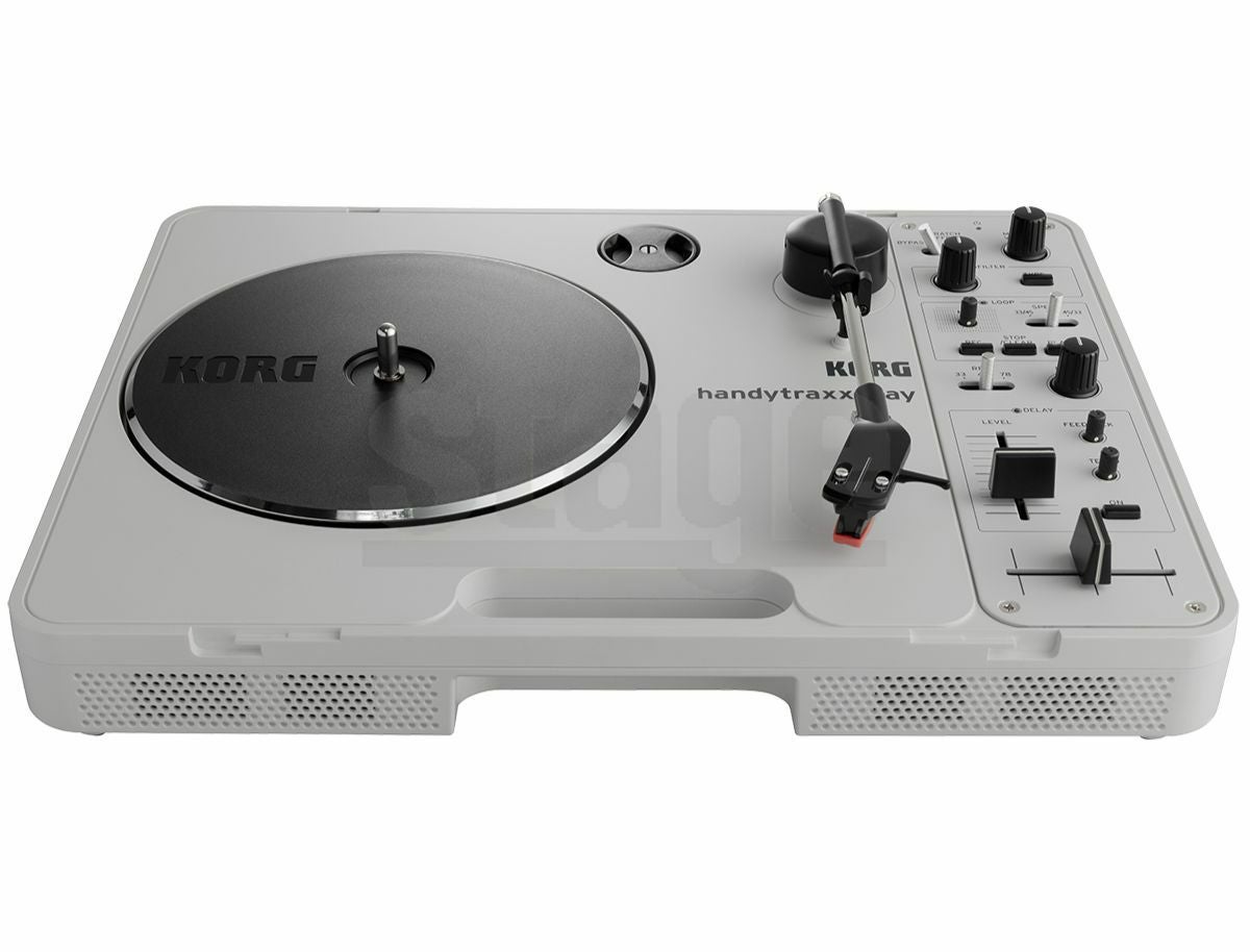 【※この商品はお取り寄せ品になります】KORG handytraxx play PORTABLE RECORD PLAYERコルグ ポータブルレコードプレーヤー LPプレーヤー ターンテーブル【Stage Public Address】DJ デジタル・エフェクト搭載 Portablism ポータブリズム