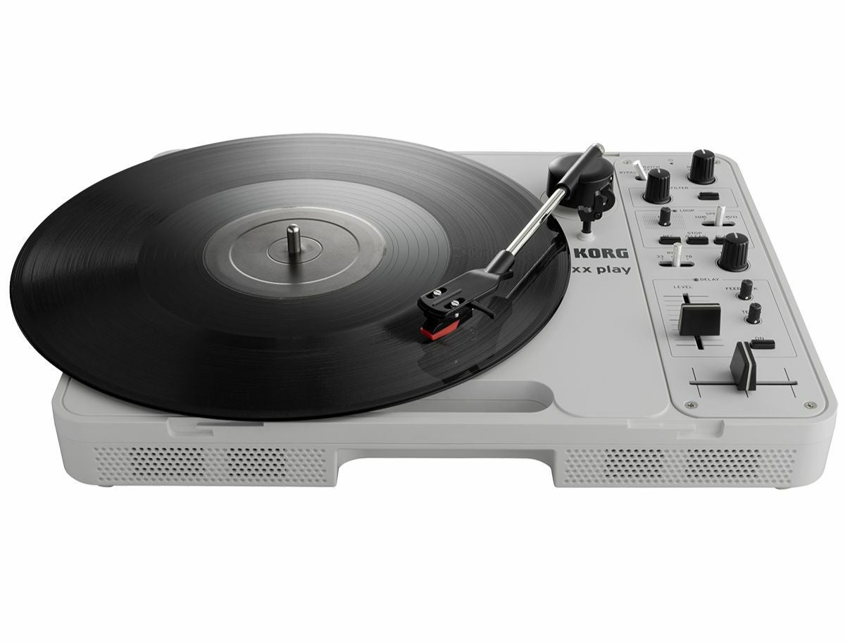 【※この商品はお取り寄せ品になります】KORG handytraxx play PORTABLE RECORD PLAYERコルグ ポータブルレコードプレーヤー LPプレーヤー ターンテーブル【Stage Public Address】DJ デジタル・エフェクト搭載 Portablism ポータブリズム