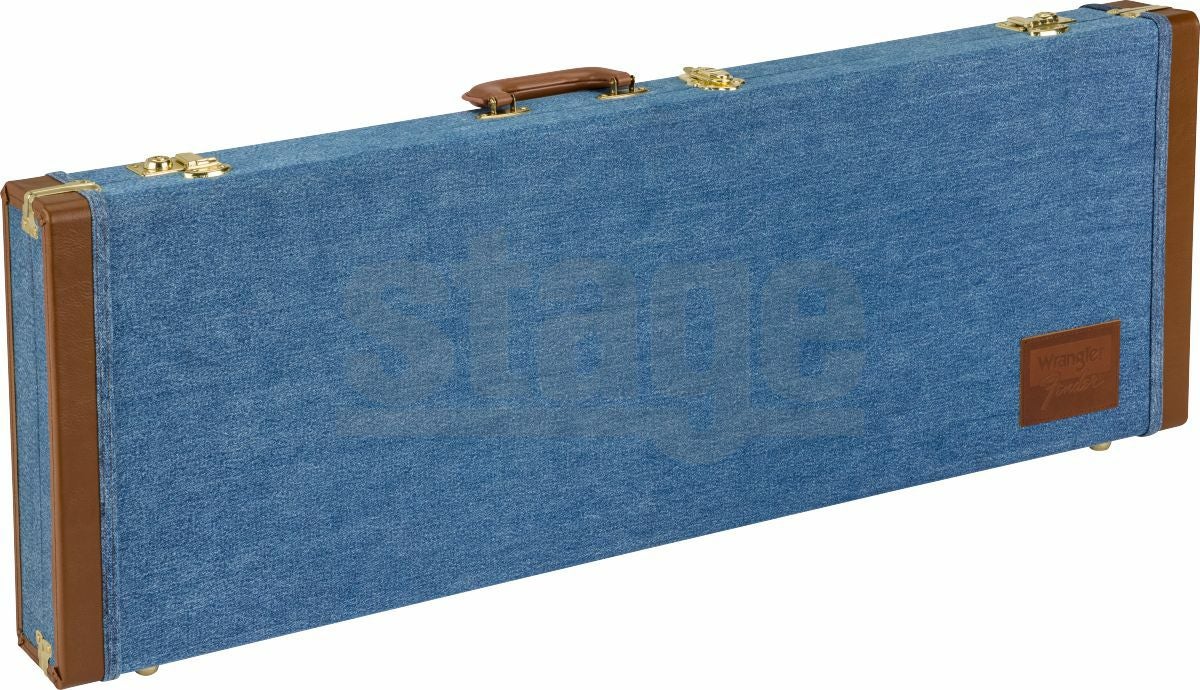 Fender® x Wrangler® Denim Case, Indigo Stratocaster®/Telecaster®【限定特価品】フェンダー ラングラー デニムケース インディゴ ストラトキャスター用 テレキャスター用【Stage-Rakuten Guitar Accessory】エレキギター用ハードケース 青 コラボ