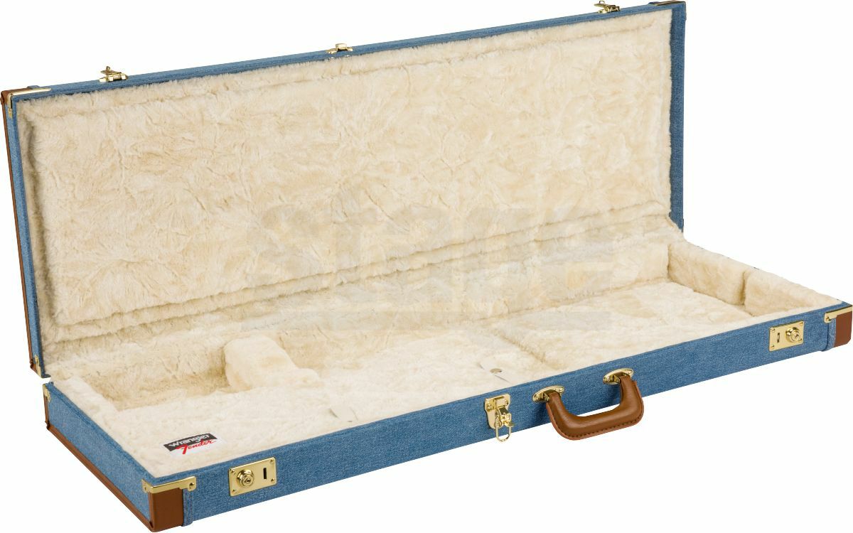 Fender® x Wrangler® Denim Case, Indigo Stratocaster®/Telecaster®【限定特価品】フェンダー ラングラー デニムケース インディゴ ストラトキャスター用 テレキャスター用【Stage-Rakuten Guitar Accessory】エレキギター用ハードケース 青 コラボ