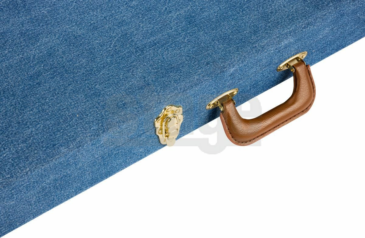 Fender® x Wrangler® Denim Case, Indigo Stratocaster®/Telecaster®【限定特価品】フェンダー ラングラー デニムケース インディゴ ストラトキャスター用 テレキャスター用【Stage-Rakuten Guitar Accessory】エレキギター用ハードケース 青 コラボ