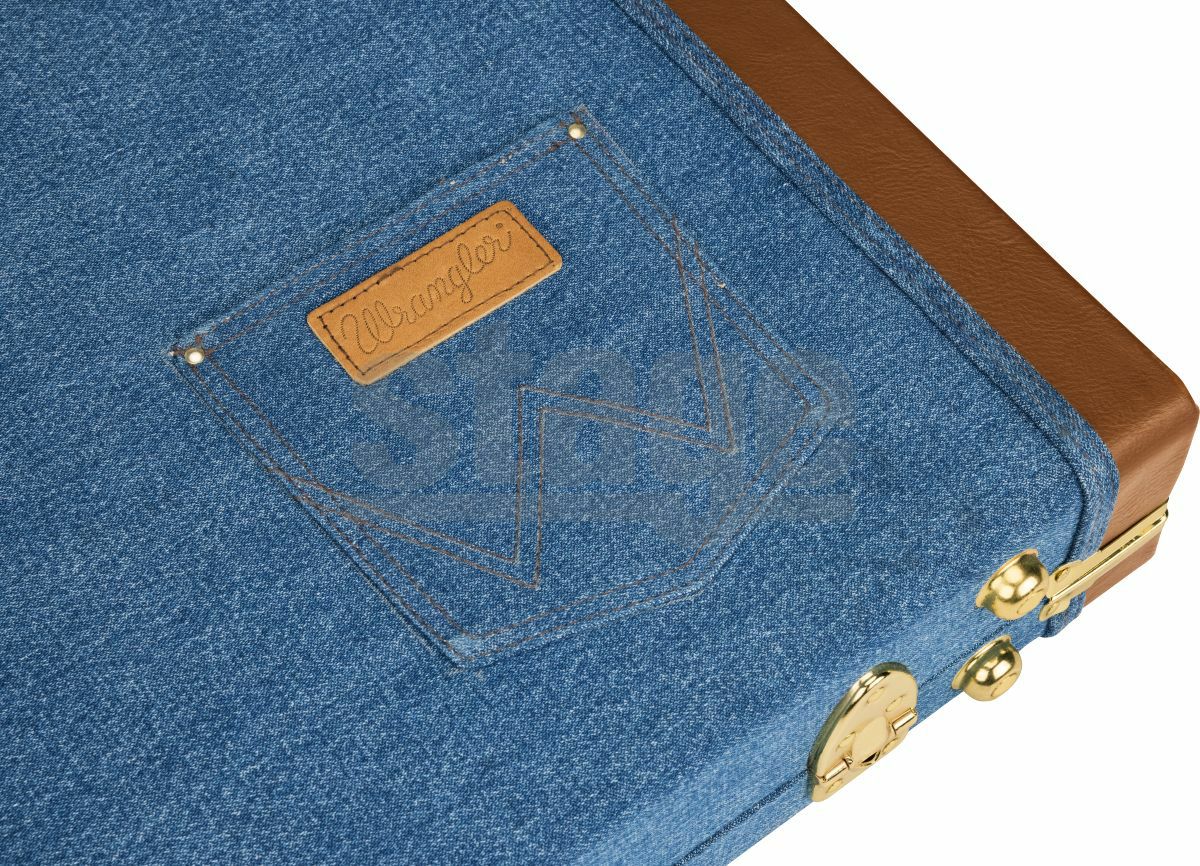 Fender® x Wrangler® Denim Case, Indigo Stratocaster®/Telecaster®【限定特価品】フェンダー ラングラー デニムケース インディゴ ストラトキャスター用 テレキャスター用【Stage-Rakuten Guitar Accessory】エレキギター用ハードケース 青 コラボ