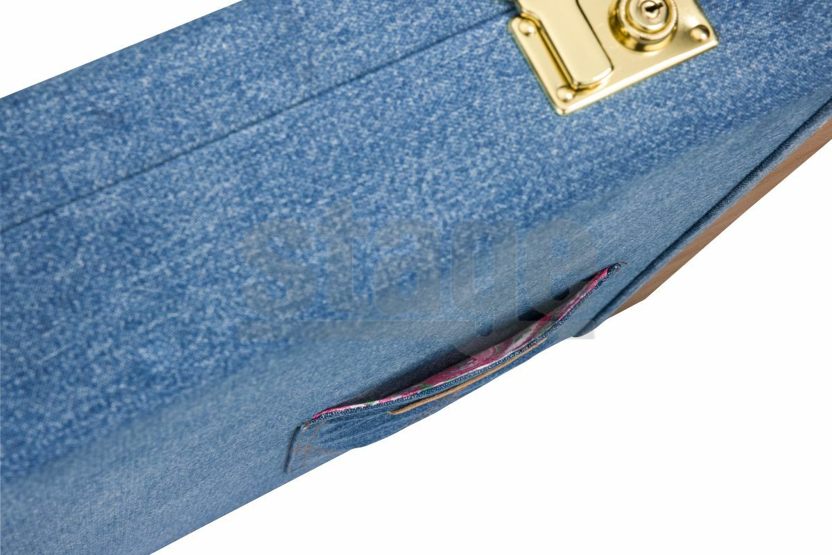 Fender® x Wrangler® Denim Case, Indigo Stratocaster®/Telecaster®【限定特価品】フェンダー ラングラー デニムケース インディゴ ストラトキャスター用 テレキャスター用【Stage-Rakuten Guitar Accessory】エレキギター用ハードケース 青 コラボ