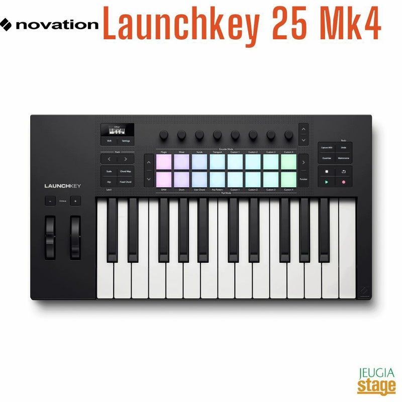Novation Launchkey 25 Mk4【第4世代】ノベーション ラウンチキー MIDIキーボード 25鍵 DTM DAW【Stage Desk Top Music】