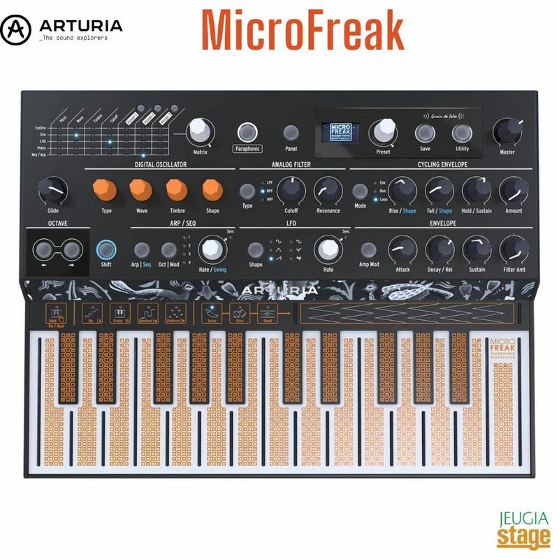 ARTURIA MicroFreakアートリア マイクロフリーク ハイブリッドシンセサイザー【Stage Synthesizer】 小型 25鍵