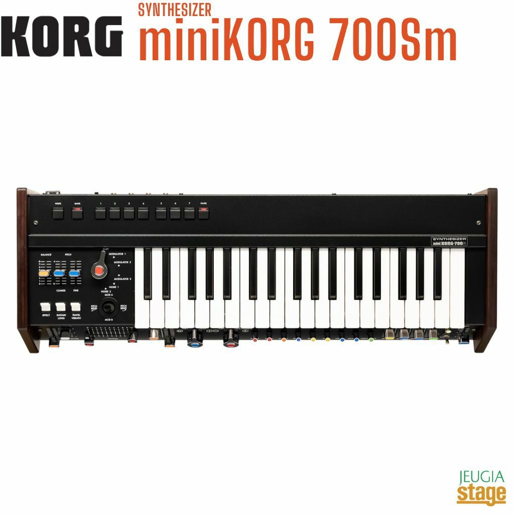 KORG miniKORG 700Sm SYNTHESIZERコルグ ミニコルグ シンセサイザー 37鍵【Stage Synthesizer】