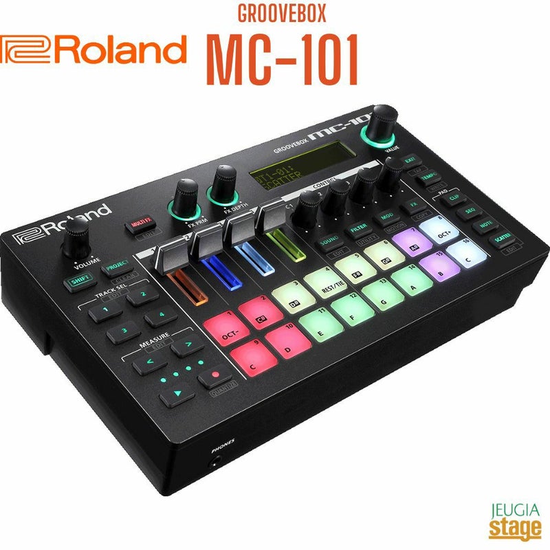 Roland MC-101 GROOVEBOX ローランド グルーヴボックス リズムマシン サンプラー AIRA アイラ【Stage Synthesizer】シンセサイザー