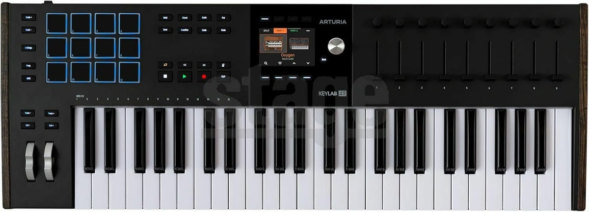 ARTURIA KEYLAB MK3 49 BKアートリア キーラボ MIDIキーボード ブラック Black 黒 49鍵【Stage Desk Top Music】MIDIコントローラー DTM DAW