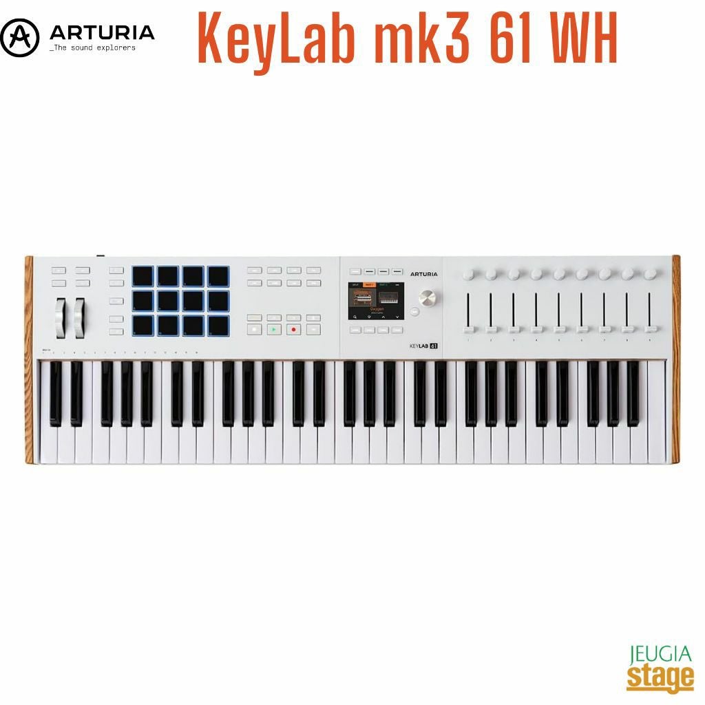 この商品はお取り寄せ品になります】ARTURIA KEYLAB MK3 61 WHアート