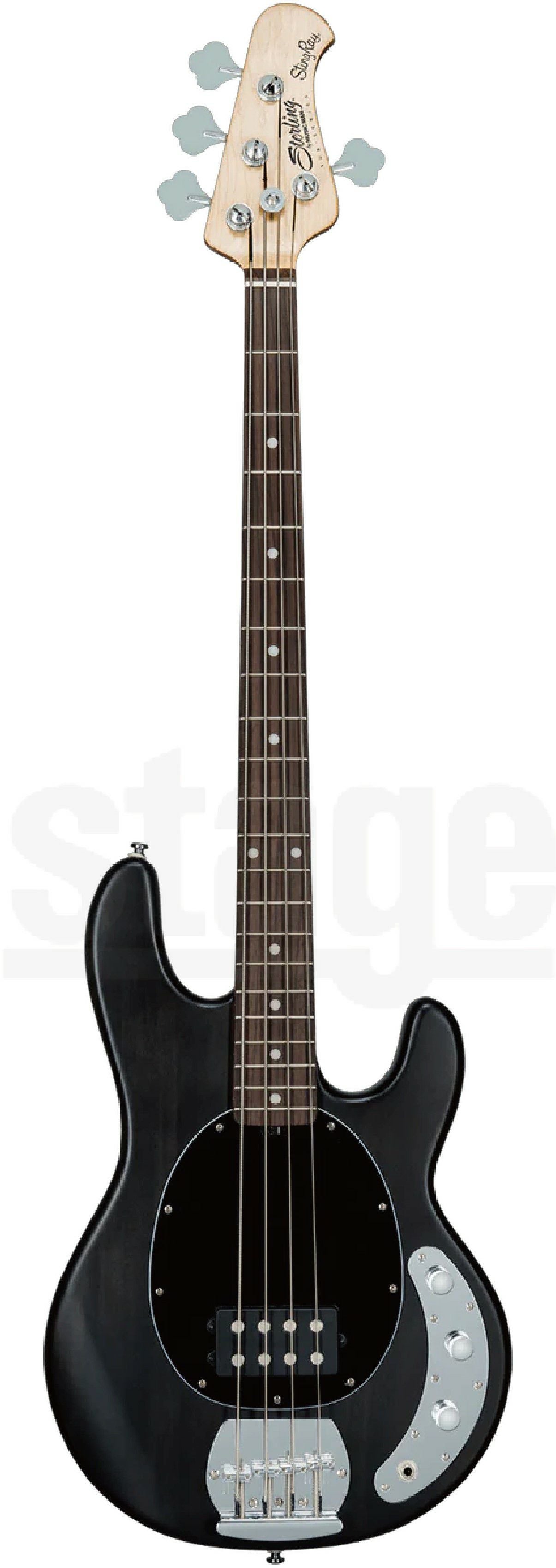 Sterling By Musicman SUB STINGRAY RAY4 Trans Black Satin S.U.B.
