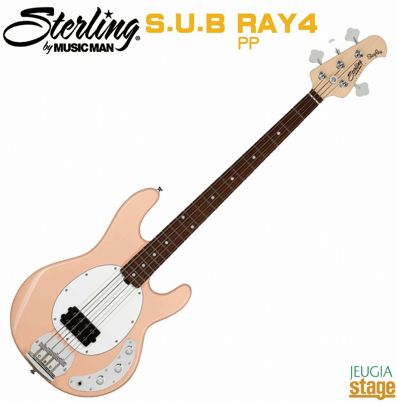 Sterling By Musicman SUB STINGRAY RAY4 Vintage Sunburst Satin