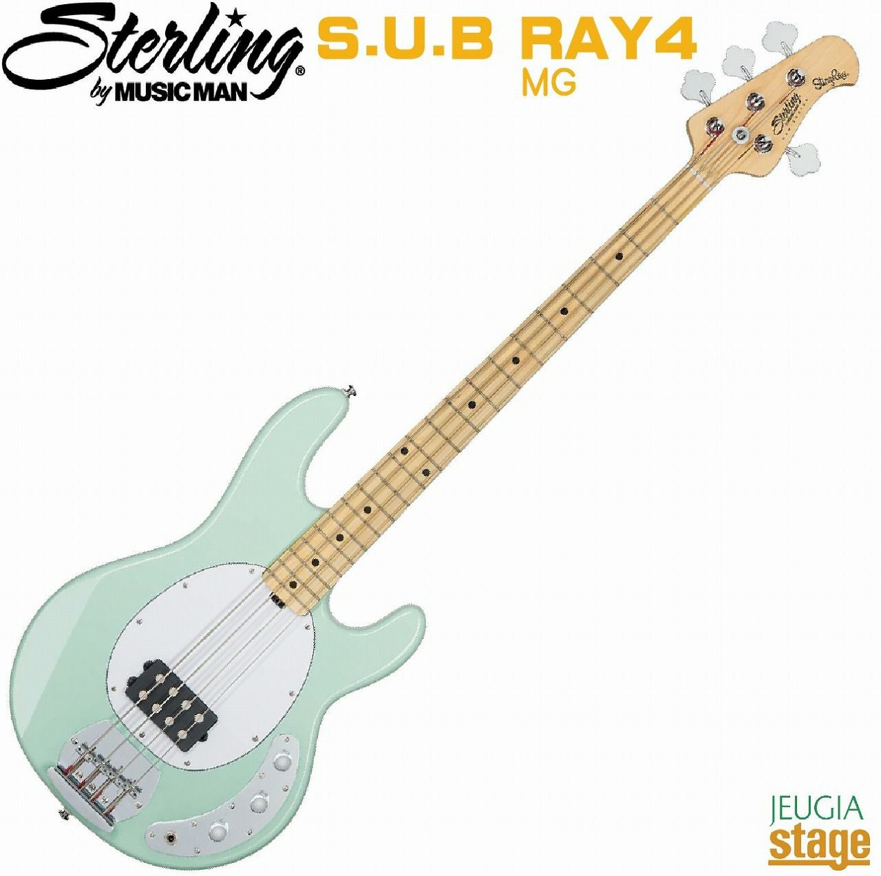 Sterling By Musicman SUB STINGRAY RAY4 MINT GREEN S.U.B.SERIES (ST