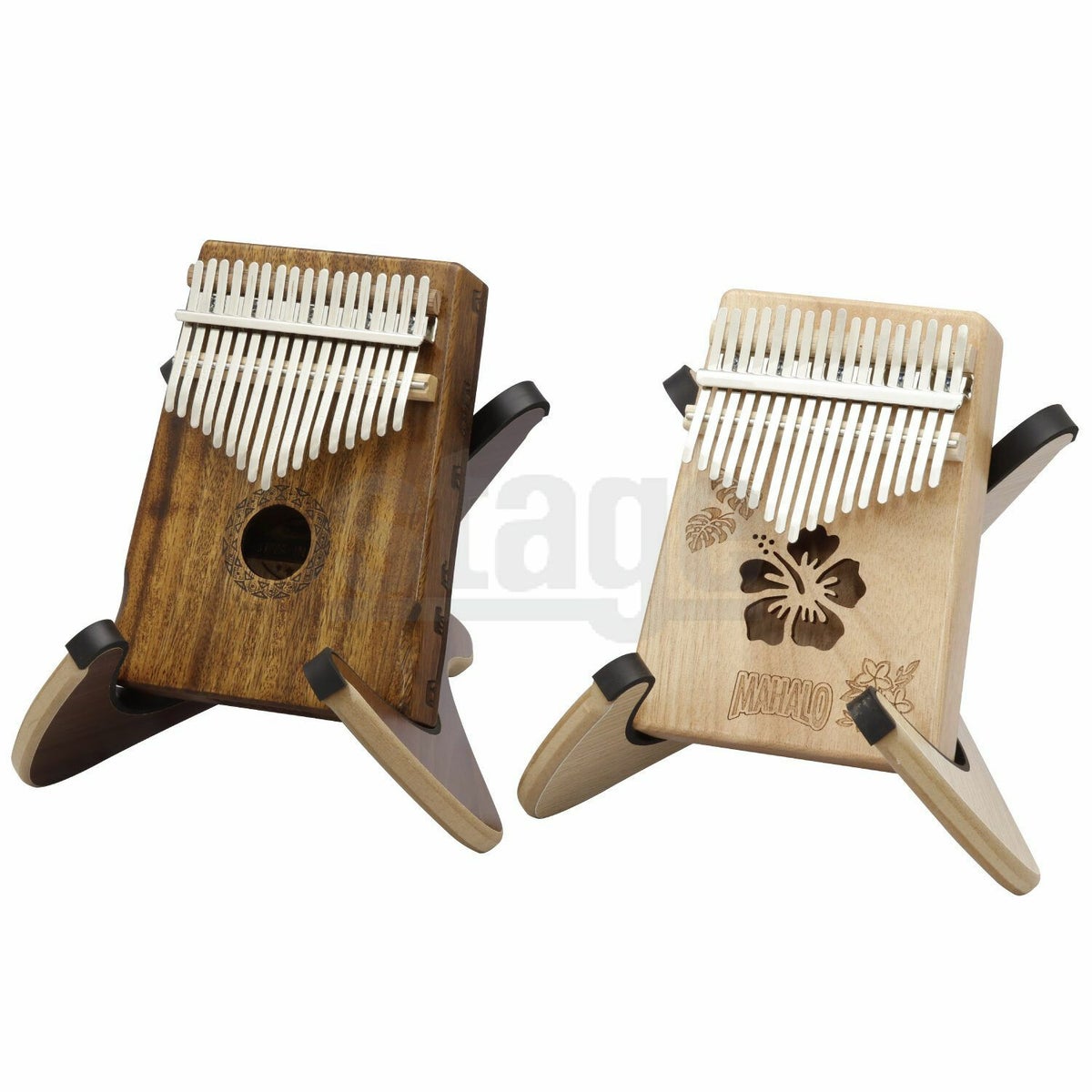 MAHARO US-02US-02 BRO US-02 NAT(ナチュラル)マハロ ウクレレスタンド【Stage】Ukulele Accessory ウクレレアクセサリー 茶色 ベージュ 木目調 組み立て式