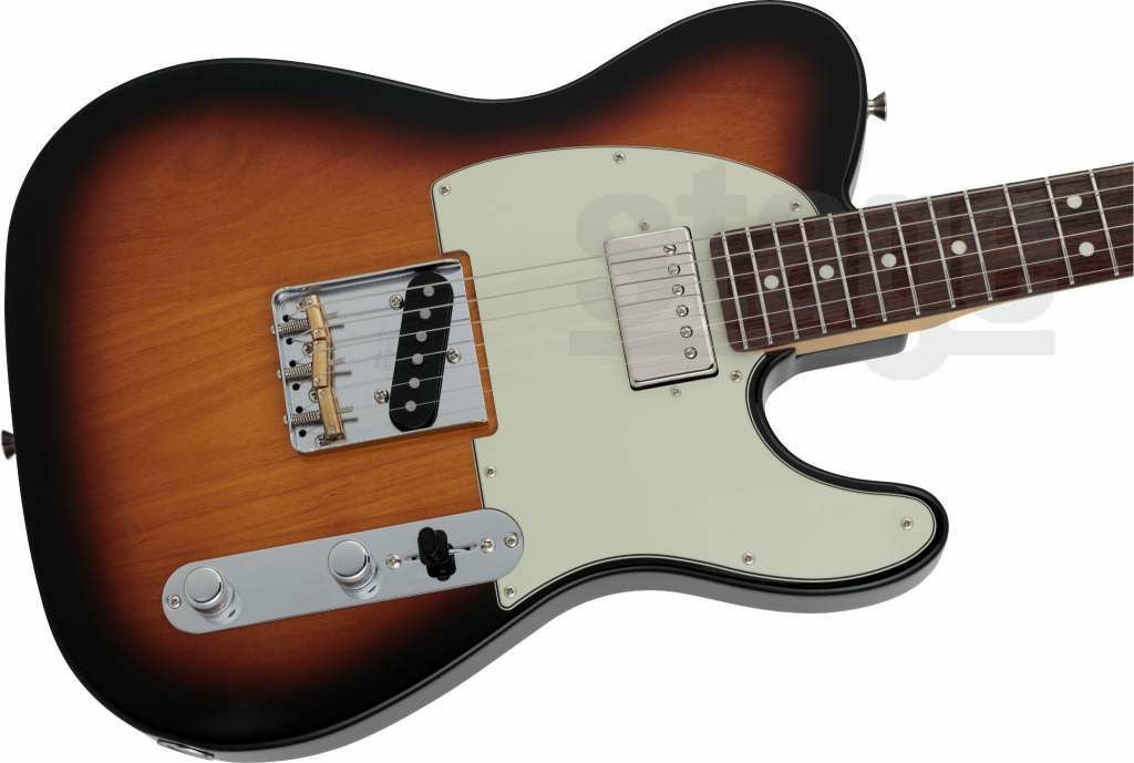 Fender 2024 Collection Made in Japan Hybrid II Telecaster® SH, Rosewood Fingerboard, 3-Color Sunburst メイドインジャパン 日本製【限定生産】フェンダー テレキャスター ハイブリッド2 サンバースト【Stage Guitar】 エレキギター 茶