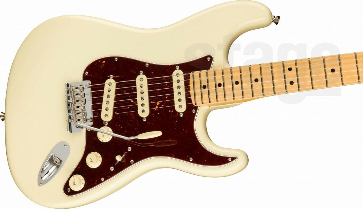 Fender American Professional II Stratocaster®, Maple Fingerboard, Olympic Whiteフェンダー アメリカンプロフェッショナルII ストラトキャスター オリンピックホワイト【Stage Guitar】エレキギター 白