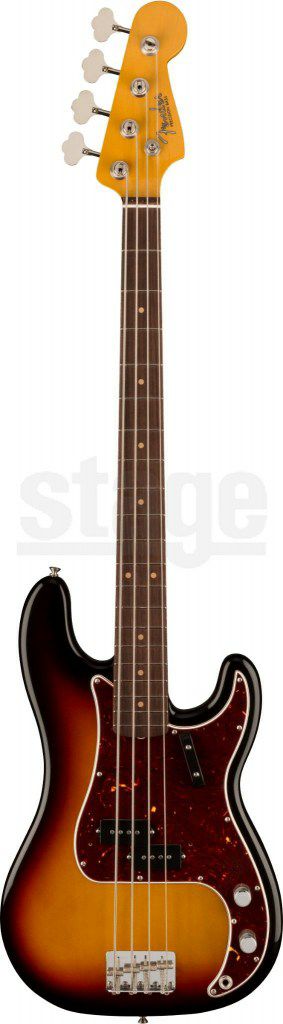 Fender American Vintage II 1960 Precision Bass®, Rosewood Fingerboard, 3-Color Sunburstフェンダー アメリカンヴィンテージII プレシジョンベース 3カラーサンバースト【Stage Bass】エレキベース プレべ 茶 3トーンサンバースト