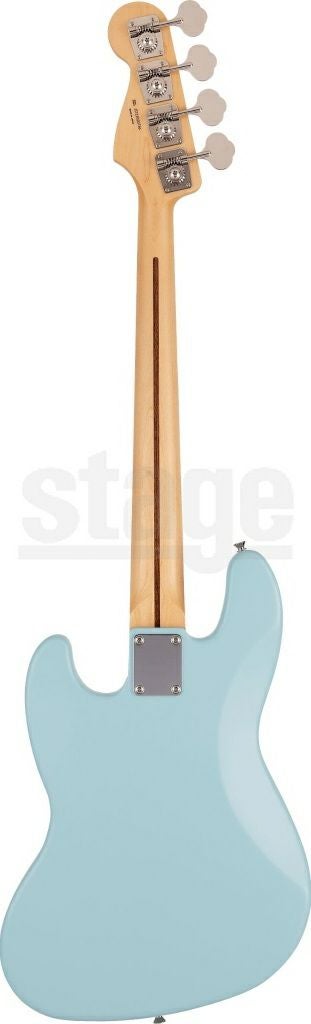 Fender Made in Japan Junior Collection Jazz Bass® , Rosewood Fingerboard, Satin Daphne Blueフェンダー ジュニアコレクション ジャズベース ダフネブルー 日本製【Stage Bass】エレキベース 青 初心者