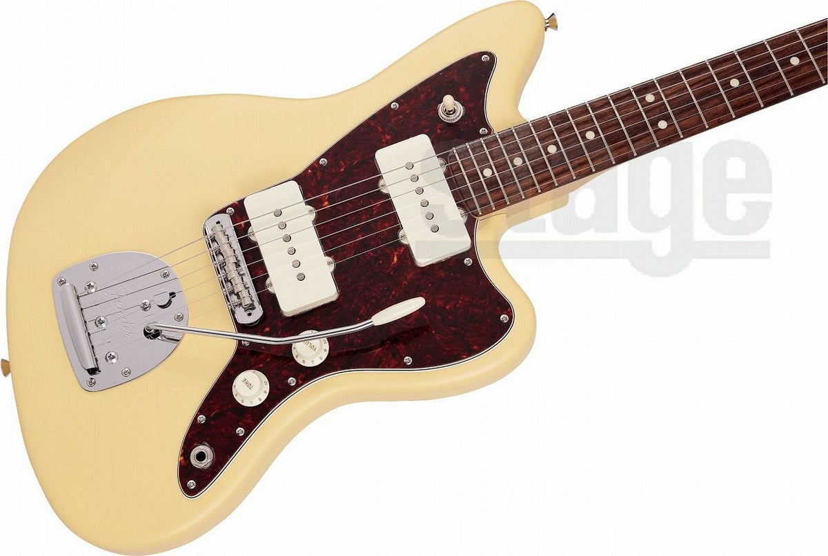 Fender Made in Japan Junior Collection Jazzmaster® , Rosewood Fingerboard, Satin Vintage Whiteフェンダー ジュニアコレクション ジャズマスター ヴィンテージホワイト 日本製【Stage Guitar】エレキギター 白