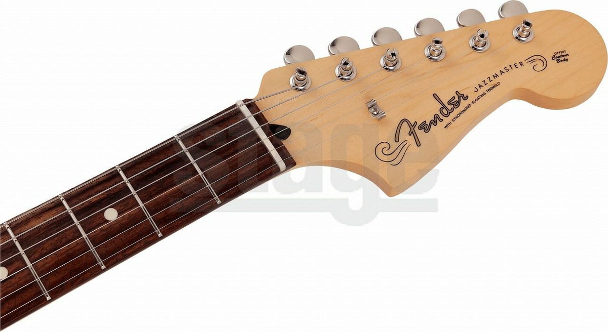 Fender Made in Japan Junior Collection Jazzmaster® , Rosewood Fingerboard, Satin Vintage Whiteフェンダー ジュニアコレクション ジャズマスター ヴィンテージホワイト 日本製【Stage Guitar】エレキギター 白
