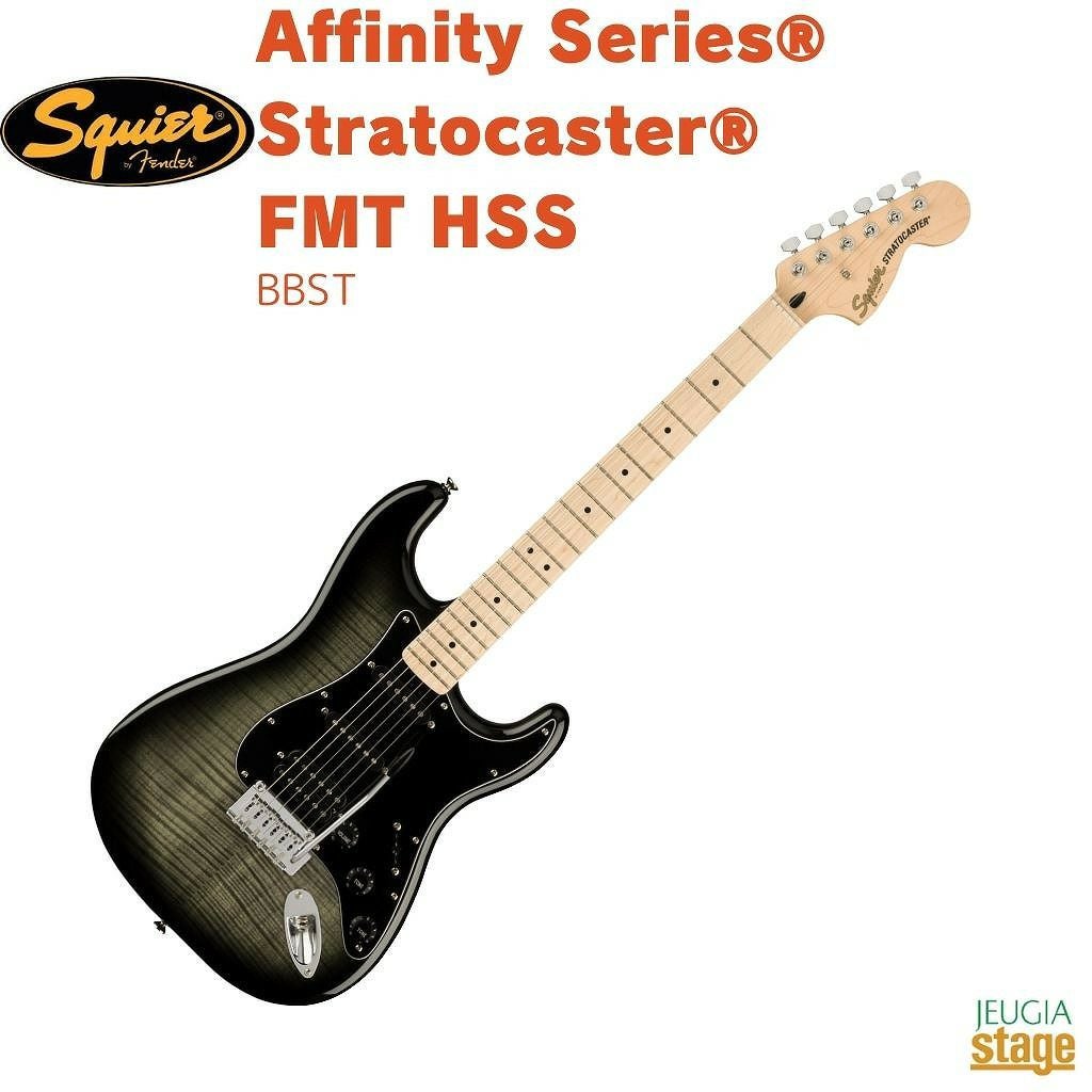 Squier Affinity Stratocaster MN BLKエレキギター スクワイア