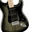 Squier Affinity Series® Stratocaster® FMT HSS, Maple Fingerboard, Black Pickguard, Black Burstスクワイア アフィニティシリーズ ストラトキャスター ブラックバースト【Stage-Rakuten Guitar】エレキギター 黒