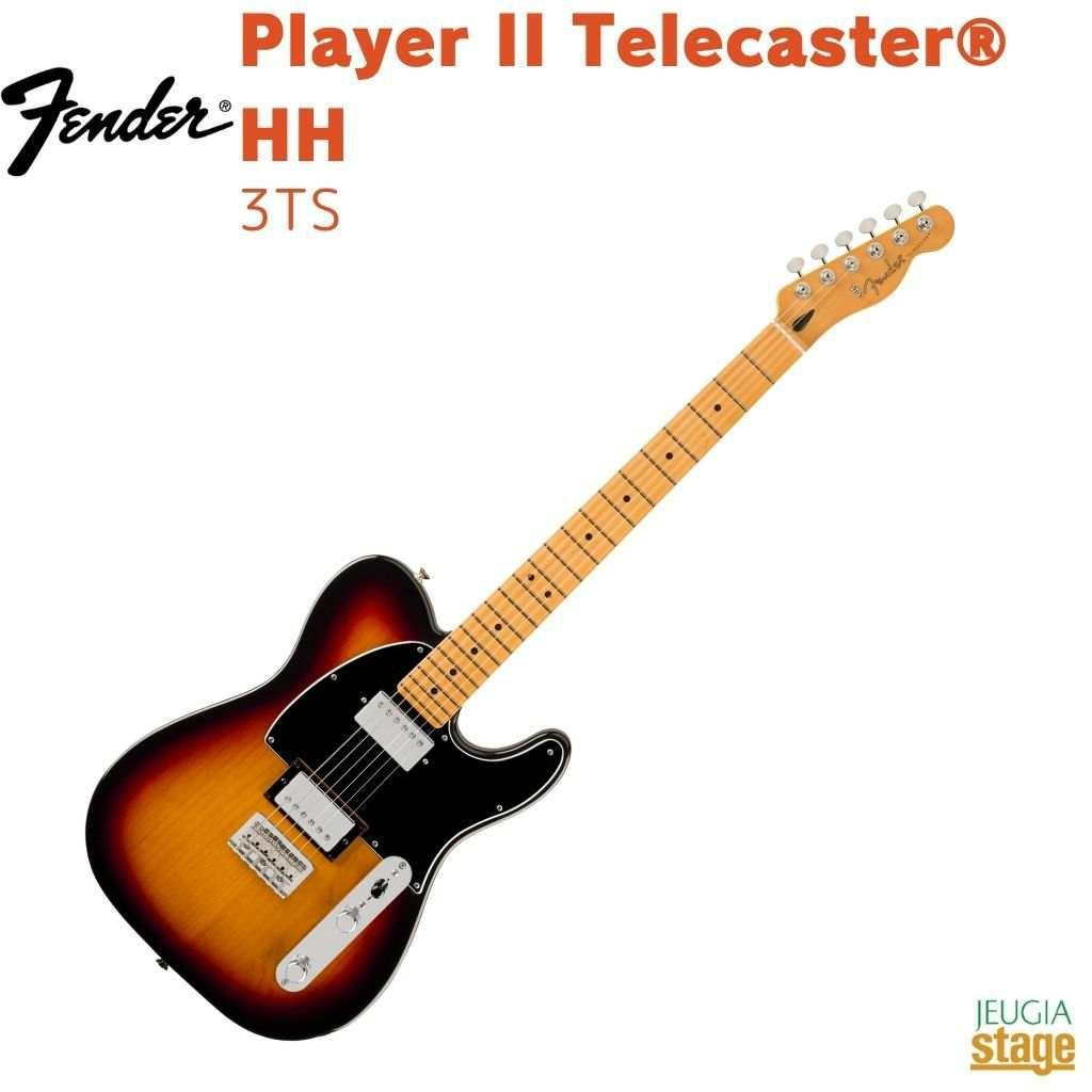 Fender Player II Telecaster®, HH, Maple Fingerboard, 3-Color